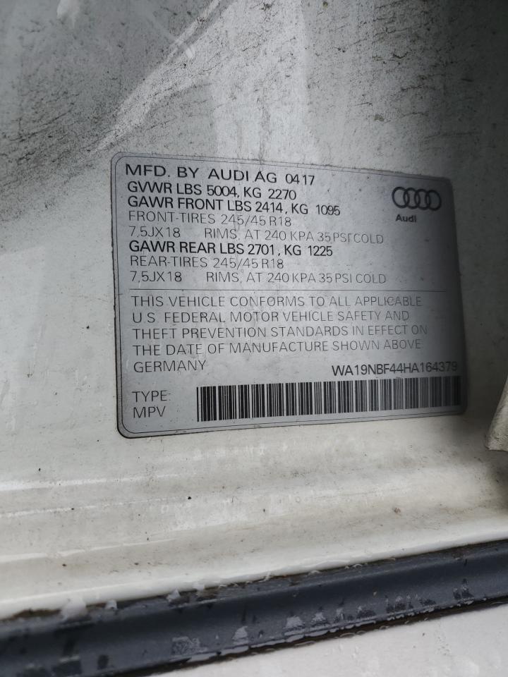 WA19NBF44HA164379 2017 Audi A4 Allroad Prestige