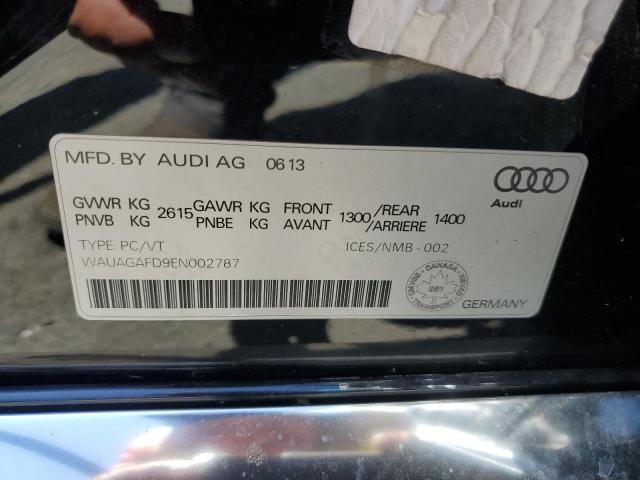 2014 Audi A8 Quattro VIN: WAUAGAFD9EN002787 Lot: 53708404