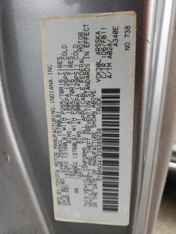 2003 Toyota Tundra Access Cab Sr5 VIN: 5TBRN34133S389238 Lot: 55378084