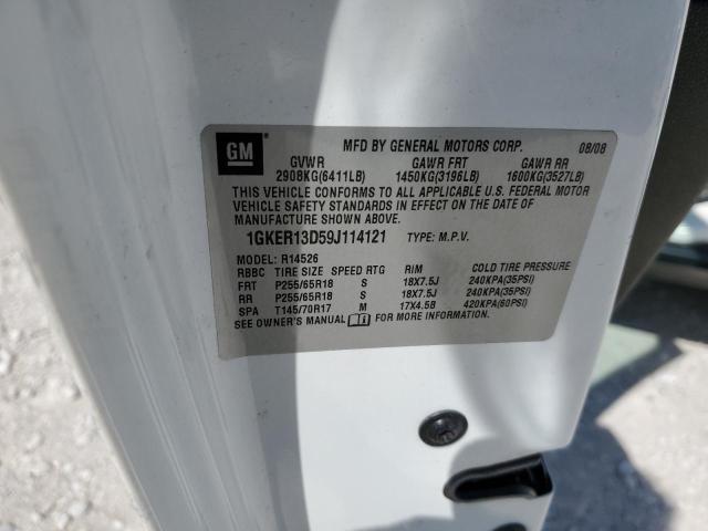 2009 GMC Acadia Sle VIN: 1GKER13D59J114121 Lot: 54628804