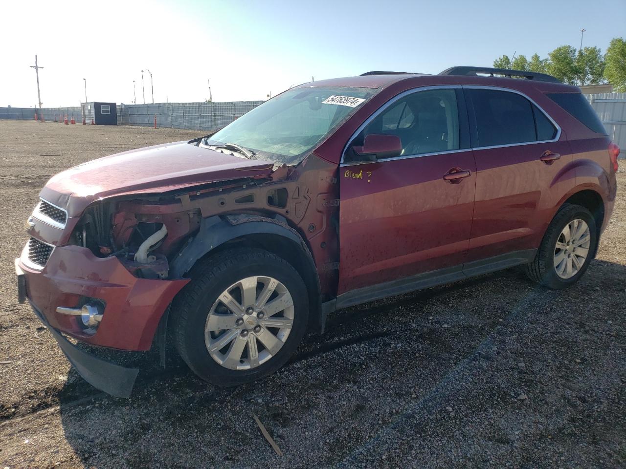 2CNFLNECXB6383307 2011 Chevrolet Equinox Lt