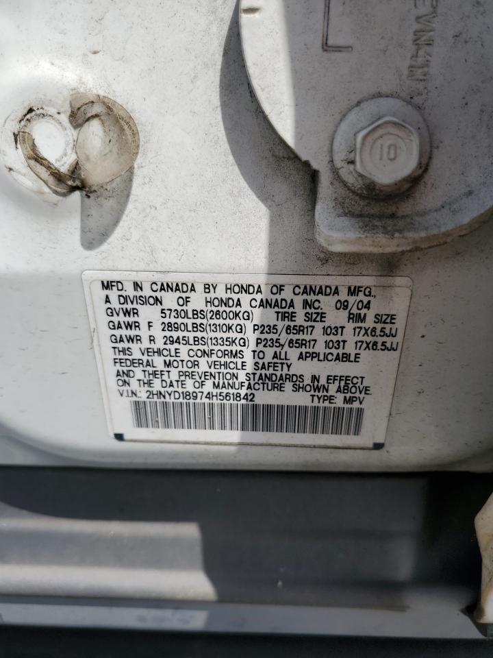 2HNYD18974H561842 2004 Acura Mdx Touring