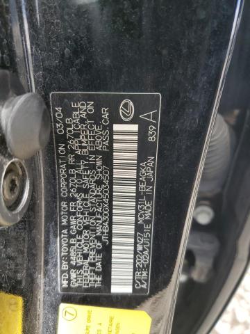 2004 Lexus Es 330 VIN: JTHBA30GX45034507 Lot: 54463624