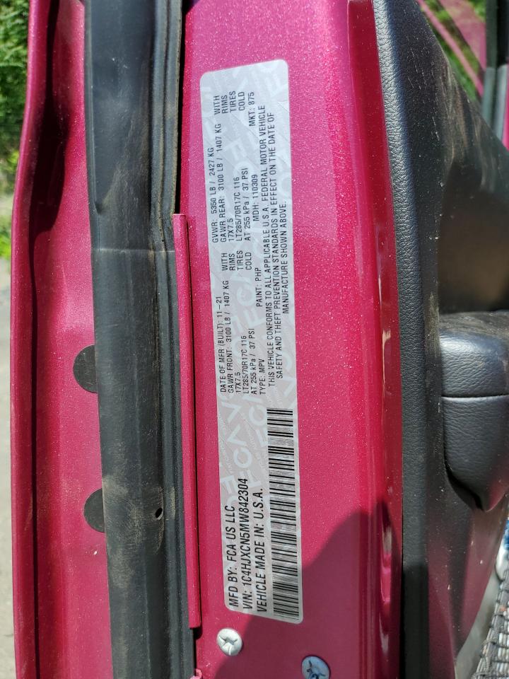 1C4HJXCN5MW842304 2021 Jeep Wrangler Rubicon