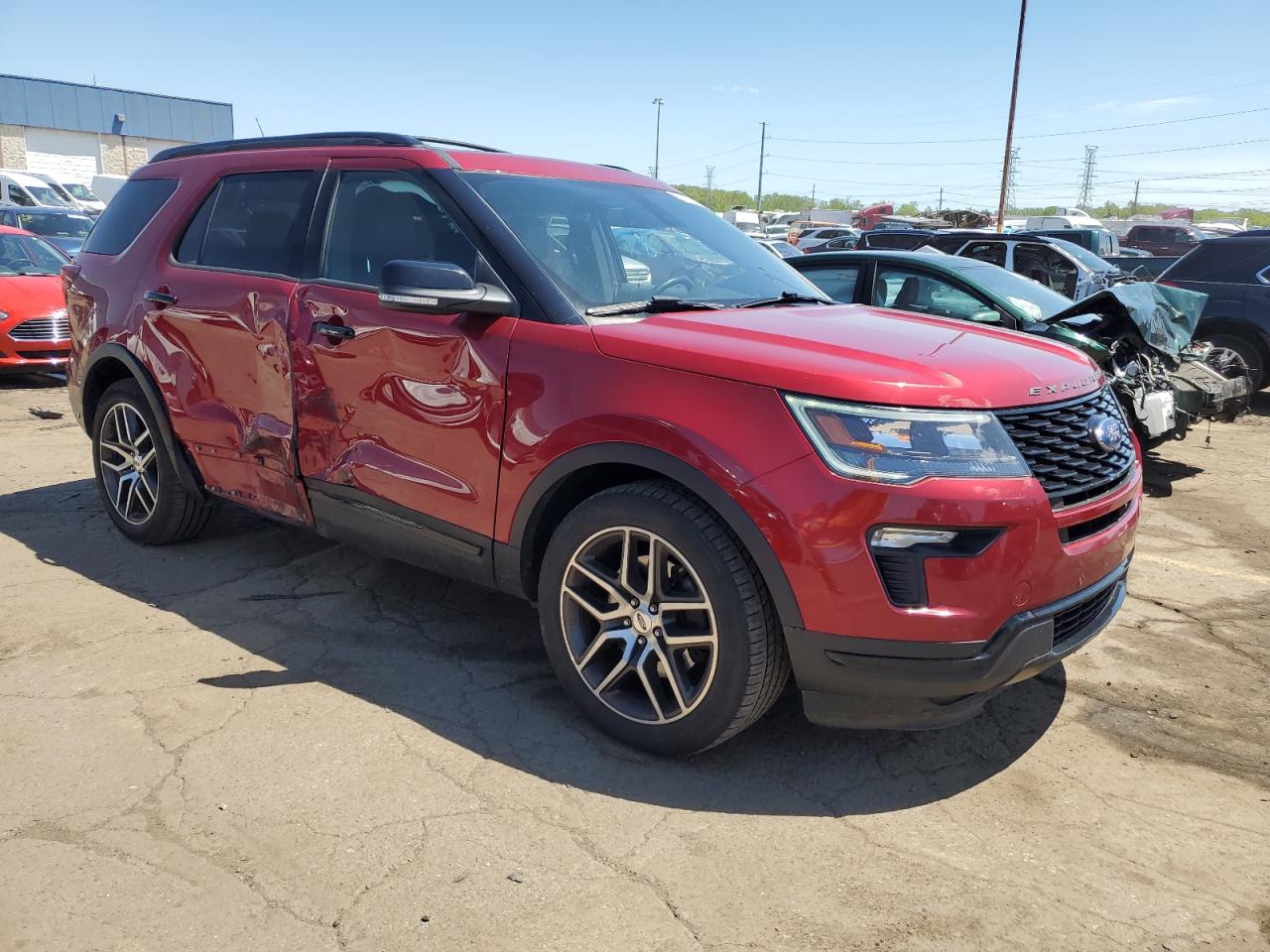 1FM5K8GTXJGA35034 2018 Ford Explorer Sport