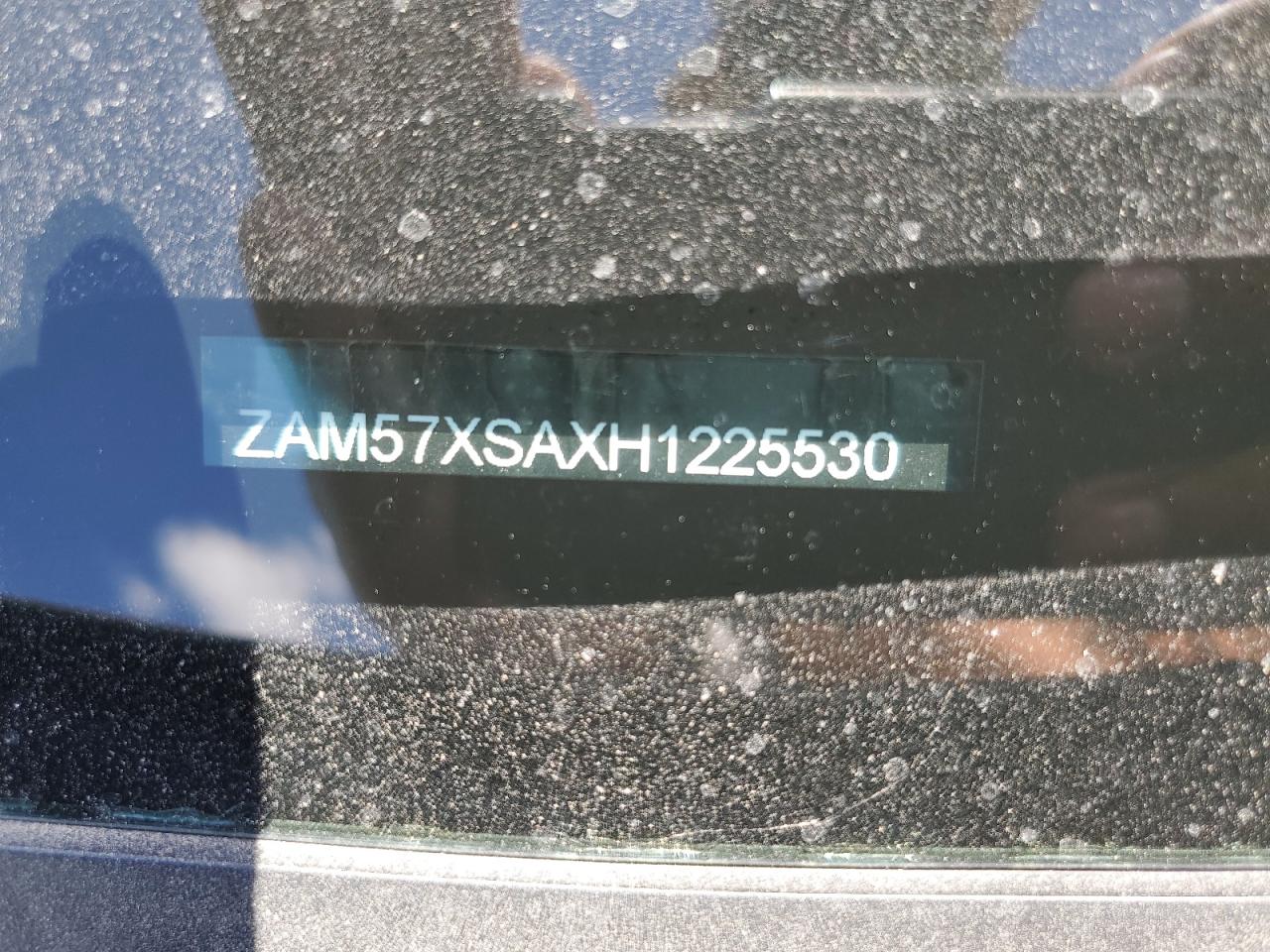 ZAM57XSAXH1225530 2017 Maserati Ghibli