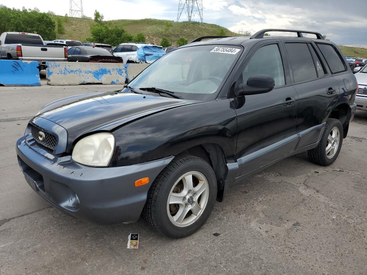 KM8SC83D11U131828 2001 Hyundai Santa Fe Gls