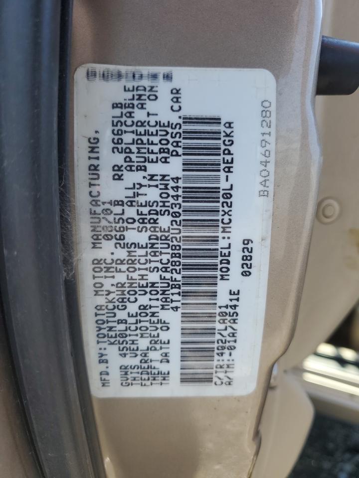 4T1BF28B82U203444 2002 Toyota Avalon Xl