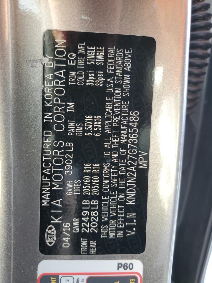 KNDJN2A27G7365486 2016 Kia Soul