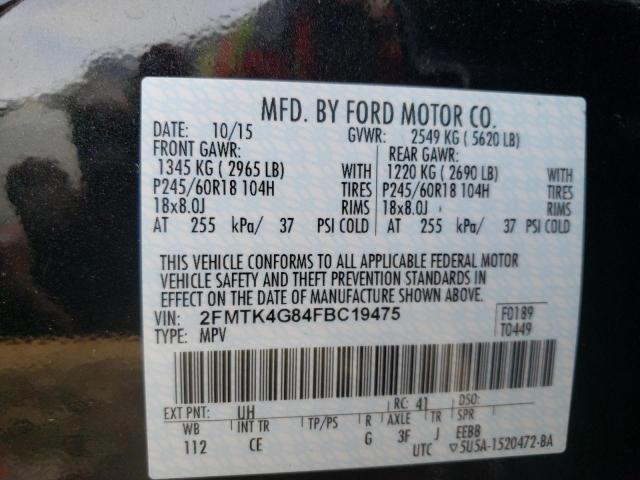 2015 FORD EDGE SE - 2FMTK4G84FBC19475