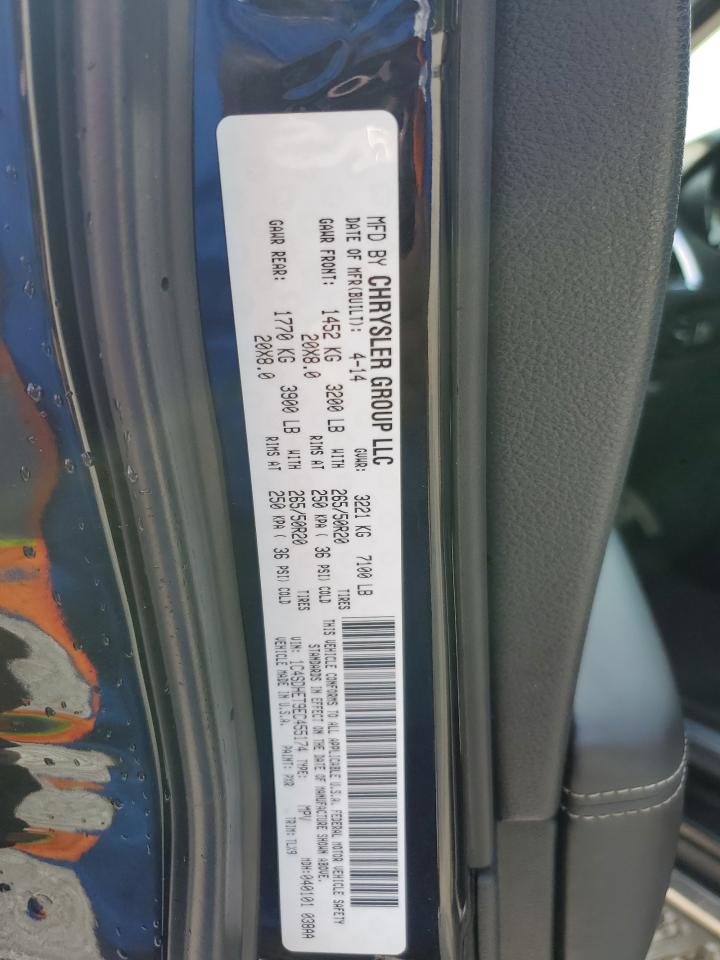 1C4SDHET9EC455174 2014 Dodge Durango Citadel