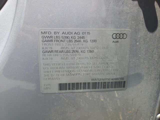 VIN WA1LFAFPXFA088266 2015 Audi Q5, Premium Plus no.13