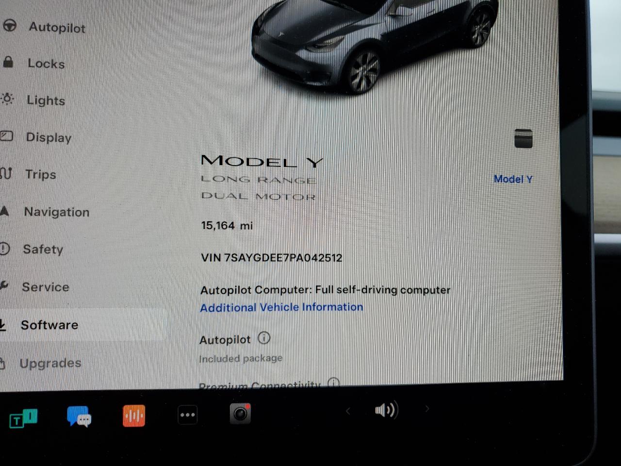 7SAYGDEE7PA042512 2023 Tesla Model Y