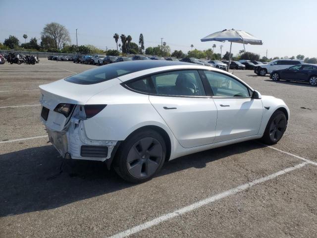 TESLA MODEL 3 2022 white  electric 5YJ3E1EB4NF307906 photo #4