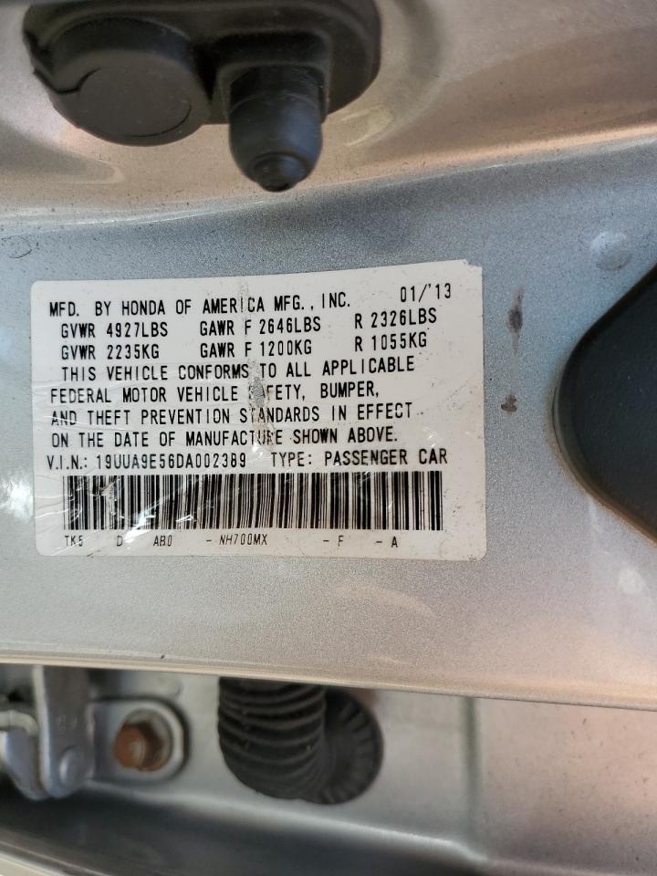 19UUA9E56DA002389 2013 Acura Tl Tech