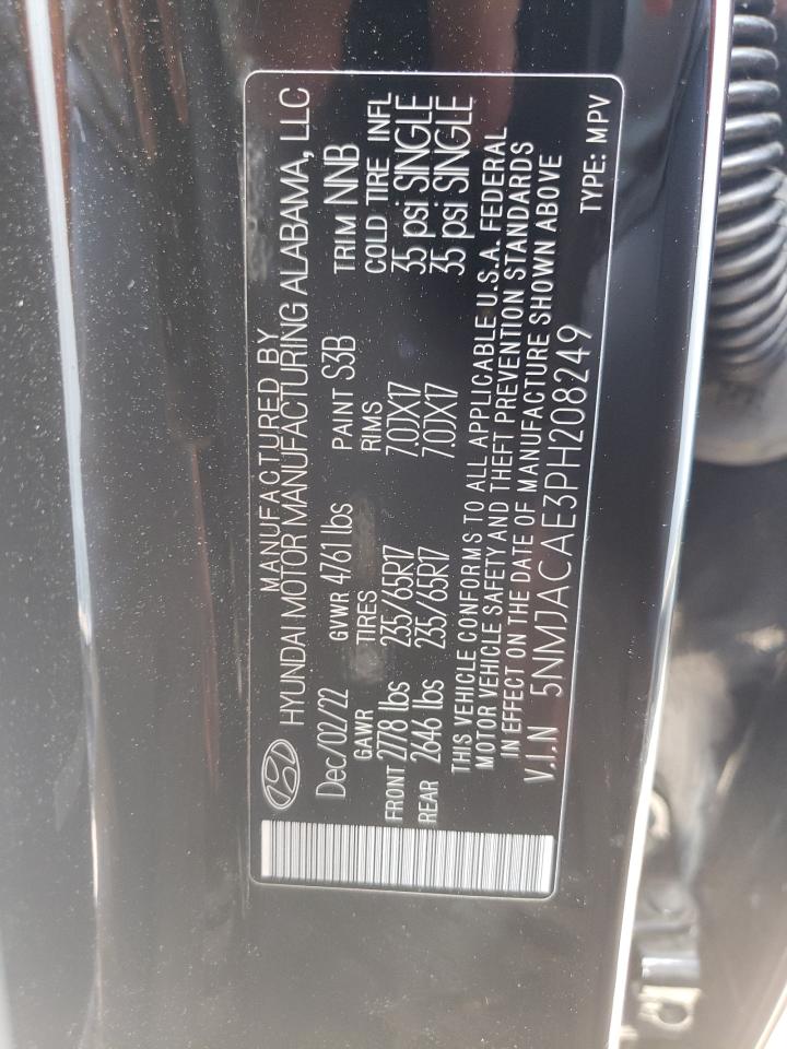 5NMJACAE3PH208249 2023 Hyundai Tucson Se