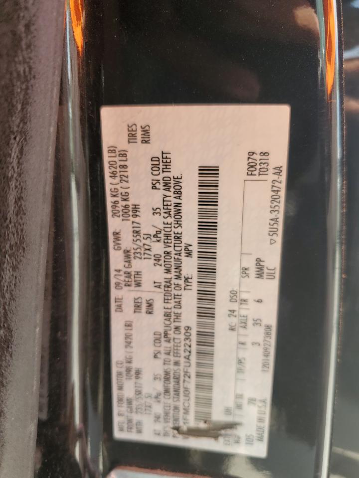 1FMCU0F72FUA22309 2015 Ford Escape S