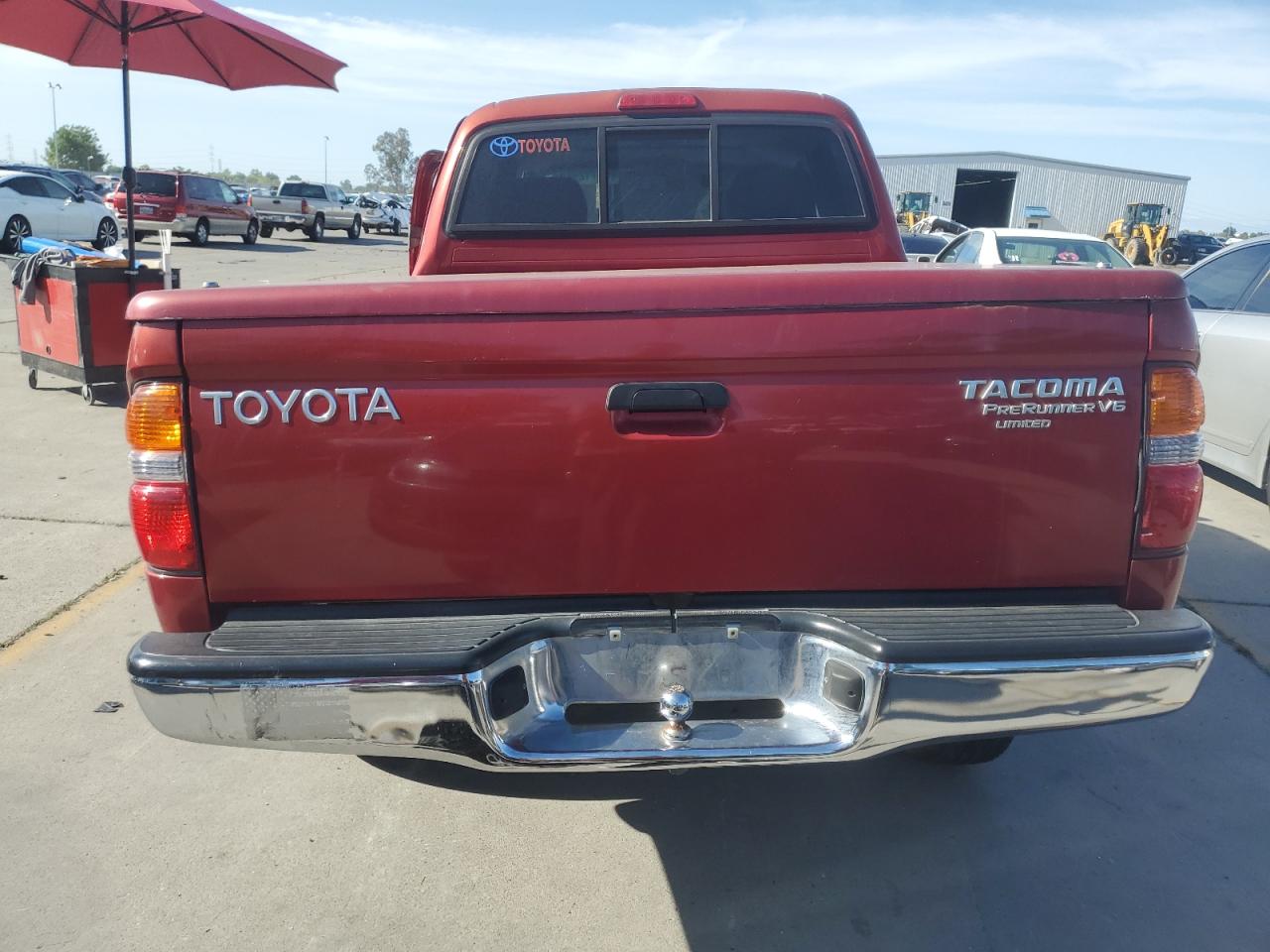 Lot #2521973761 2002 TOYOTA TACOMA DOU