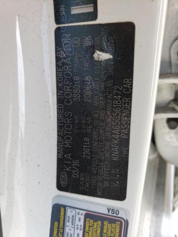 2016 Kia Forte Lx VIN: KNAFK4A65G5618472 Lot: 52709924