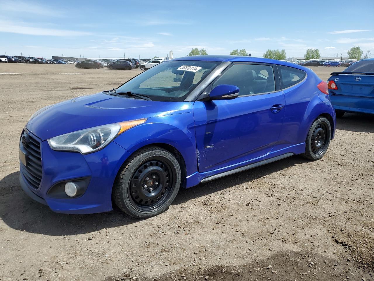 2014 Hyundai Veloster Turbo vin: KMHTC6AE2EU200617