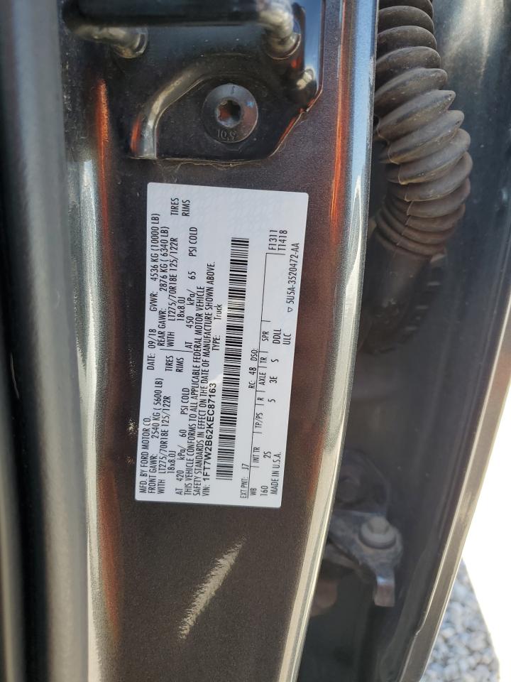 2019 Ford F250 Super Duty vin: 1FT7W2B62KEC87163