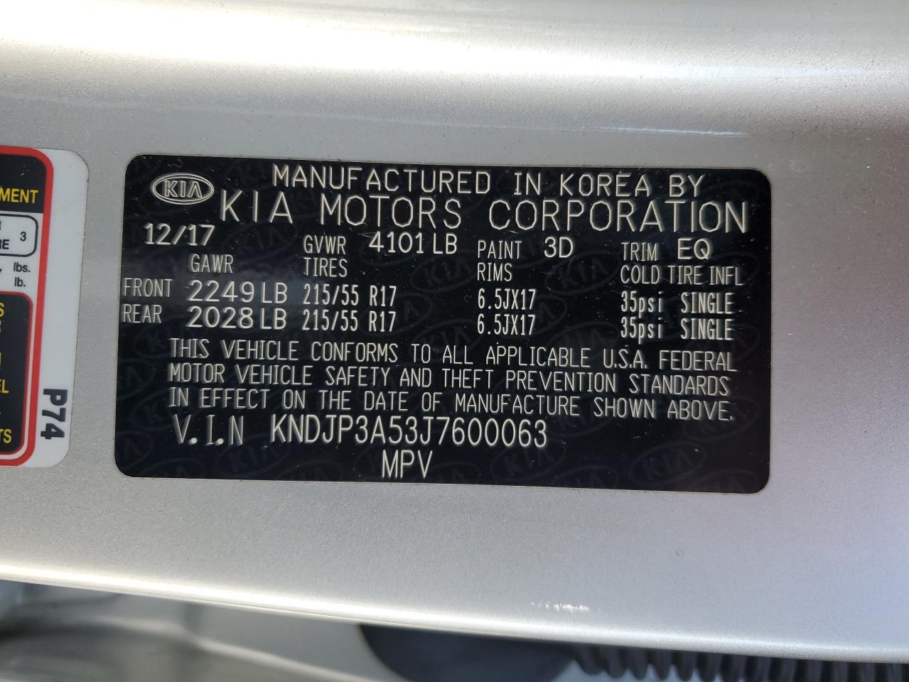 KNDJP3A53J7600063 2018 Kia Soul +