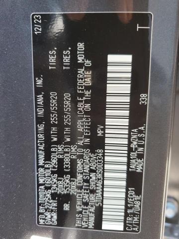 2024 LEXUS TX 350 BAS 5TDAAAA63RS003348