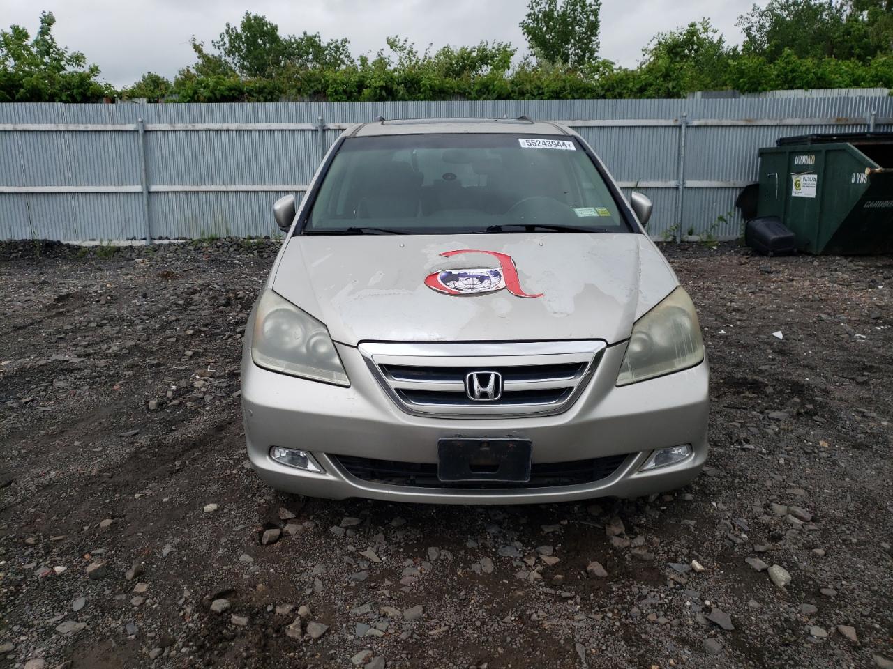 5FNRL38855B022840 2005 Honda Odyssey Touring