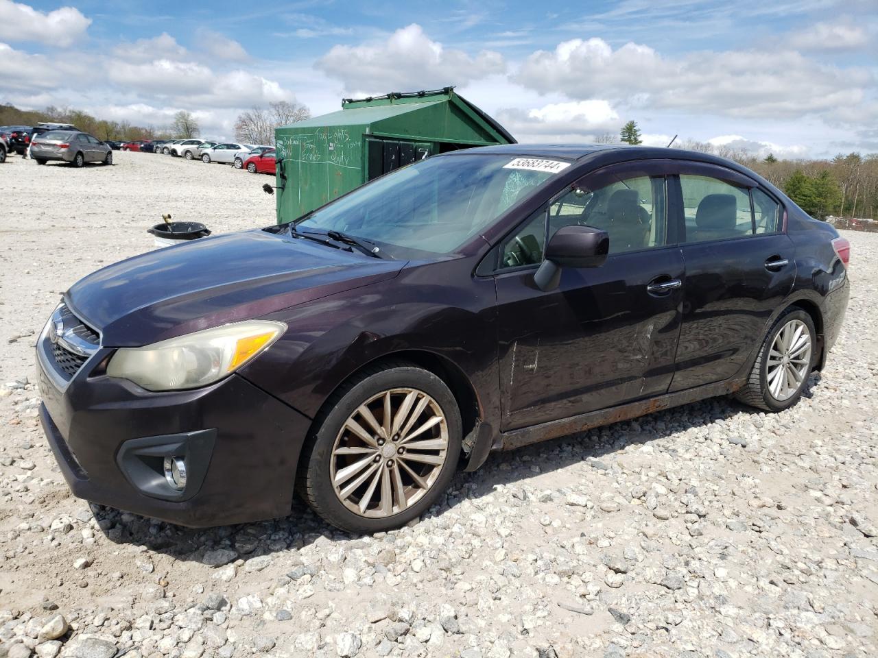 2012 Subaru Impreza Limited vin: JF1GJAH67CH023023