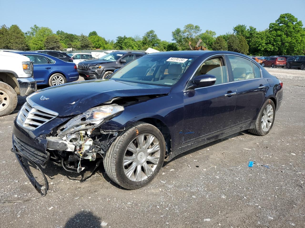 KMHGC4DE0BU117443 2011 Hyundai Genesis 3.8L