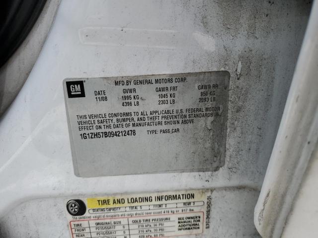 2009 Chevrolet Malibu 1Lt VIN: 1G1ZH57B094212478 Lot: 56030704