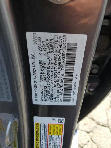 1HGCV2F33LA026152 Honda Accord SPO 12