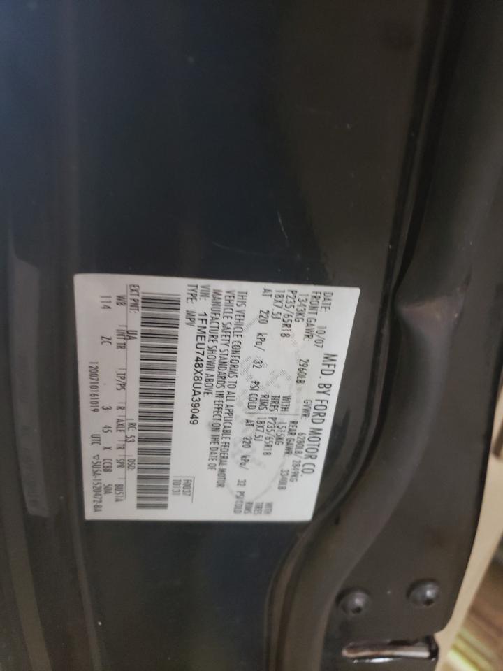 1FMEU748X8UA39049 2008 Ford Explorer Eddie Bauer