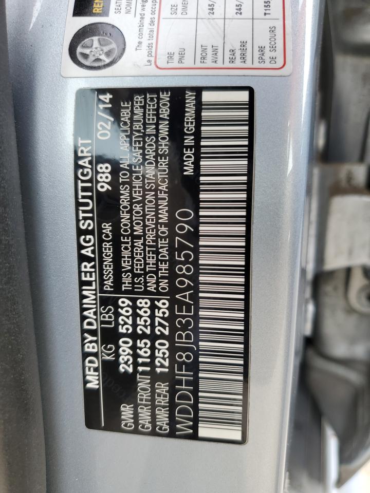 WDDHF8JB3EA985790 2014 Mercedes-Benz E 350 4Matic