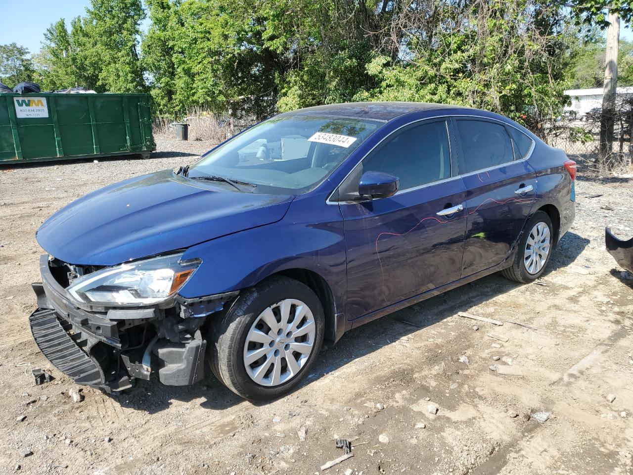 3N1AB7AP3HL673336 2017 Nissan Sentra S