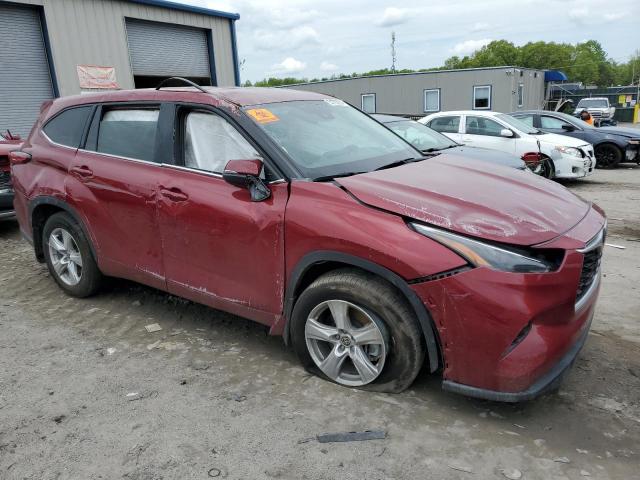 VIN 5TDBZRBH0MS542241 2021 Toyota Highlander, L no.4