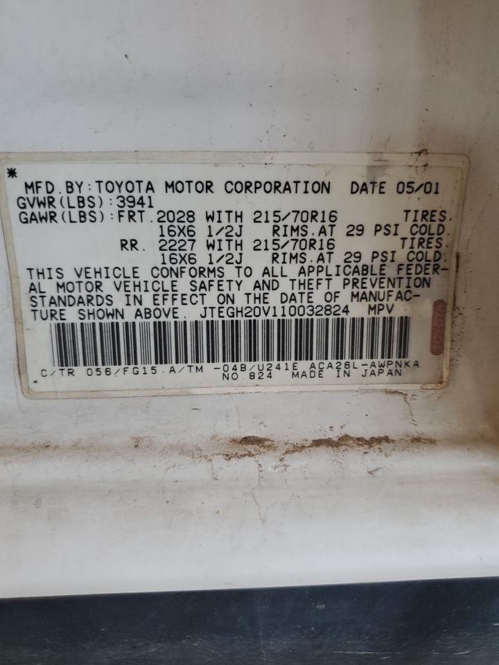 JTEGH20V110032824 2001 Toyota Rav4