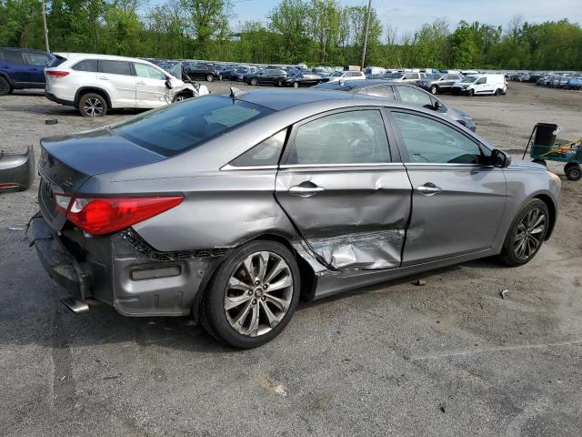 HYUNDAI SONATA SE 2012 gray sedan 4d gas 5NPEC4AB8CH423016 photo #4