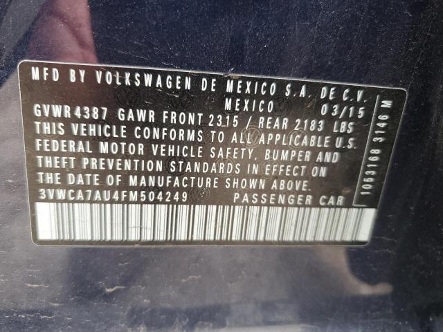 2015 VOLKSWAGEN GOLF SPORT - 3VWCA7AU4FM504249