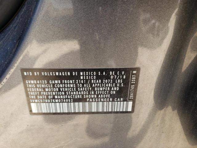 2019 VOLKSWAGEN JETTA S - 3VWC57BU7KM074052