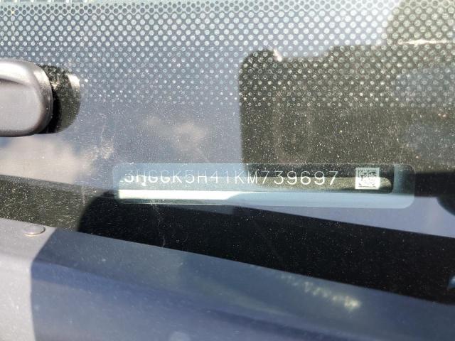 2019 Honda Fit Lx VIN: 3HGGK5H41KM739697 Lot: 55016674