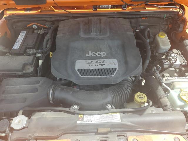 2012 Jeep Wrangler Unlimited Sahara VIN: 1C4HJWEGXCL164982 Lot: 53502254