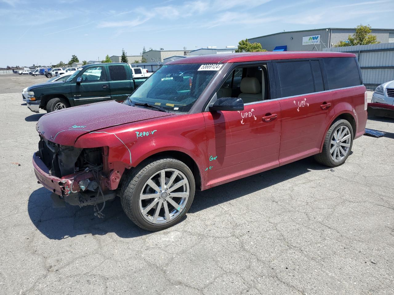 2013 Ford Flex Sel vin: 2FMGK5C86DBD00732