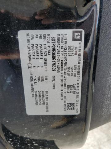 2011 GMC Sierra K1500 Sle VIN: 3GTP2VE36BG176509 Lot: 54617804