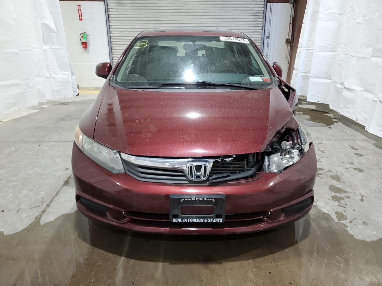 2HGFB2F87CH600299 2012 Honda Civic Ex