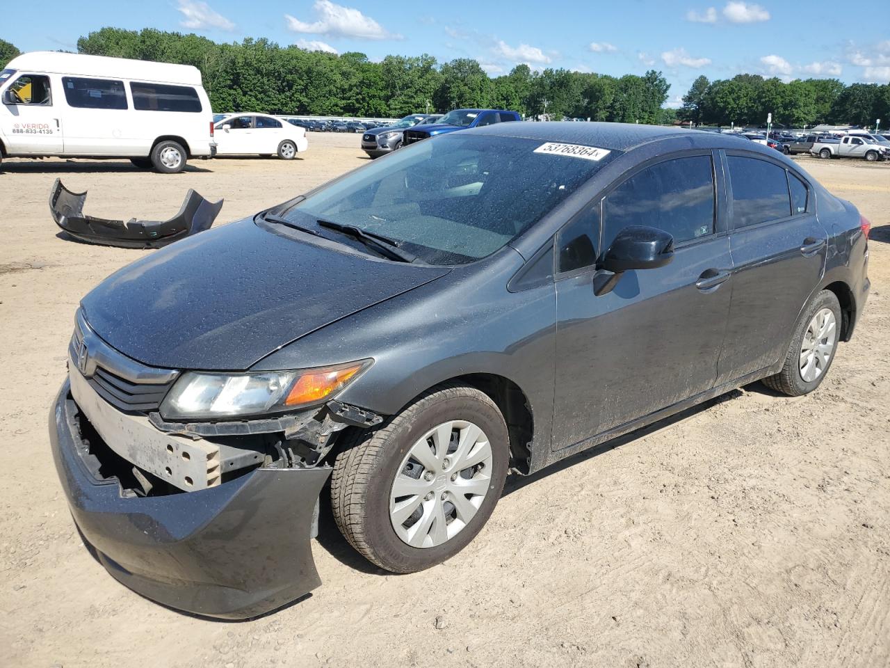 2HGFB2F54CH566828 2012 Honda Civic Lx