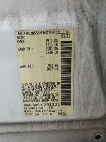 2015 NISSAN ALTIMA 2.5 - 1N4AL3AP9FC291121