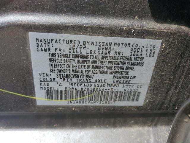 2022 Nissan Sentra Sv VIN: 3N1AB8CV6NY318547 Lot: 55761114