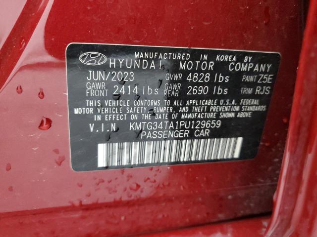 2023 GENESIS G70 BASE - KMTG34TA1PU129659