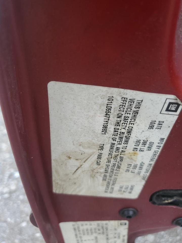 1G1LD5547TY138921 1996 Chevrolet Corsica